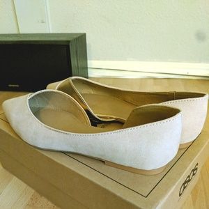 ASOS Vixen Wide Fit D'Orsay Point Ballet Flats